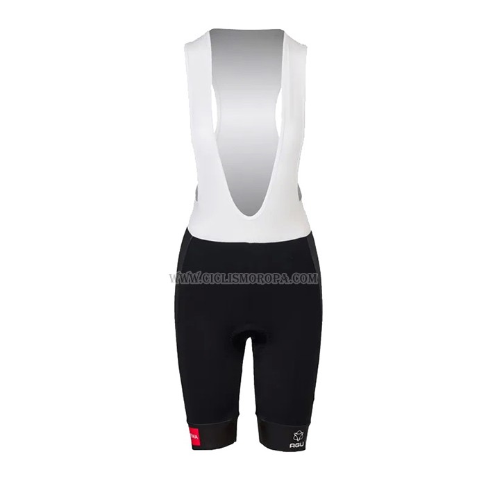 2023 Ropa Ciclismo Mujer Jumbo Visma Negro AMarillo Mangas Cortas y Culotte Corto